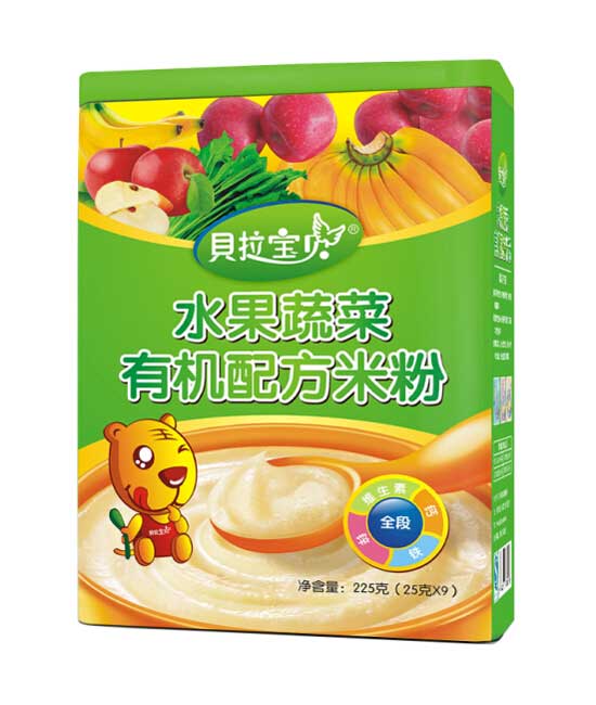 貝拉寶貝水果蔬菜有機配方米粉