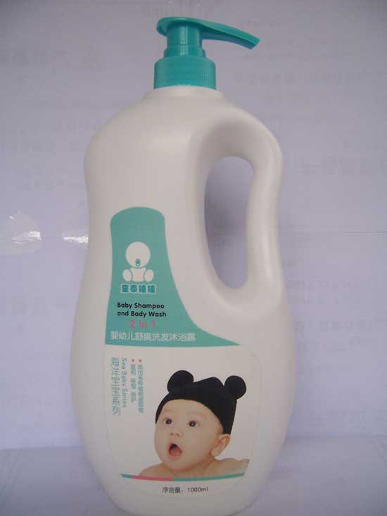 童泰娃娃嬰幼兒舒爽洗發沐浴露1L