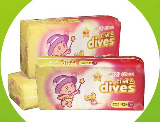 帝唯銀裝嬰兒紙尿褲L號