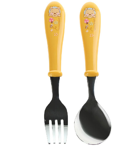 迪士尼不銹鋼寶寶叉勺套裝