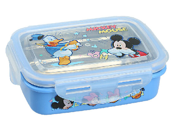 迪士尼不銹鋼米奇卡通學(xué)生飯盒