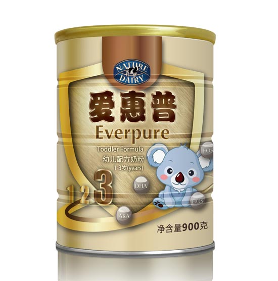 愛惠普幼兒配方奶粉3段