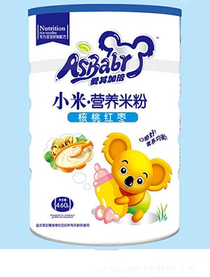 愛其加倍鐵鋅鈣果蔬小米營養(yǎng)米粉