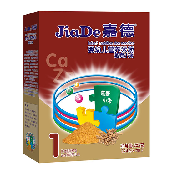 嘉德燕麥小米嬰幼兒營養米粉