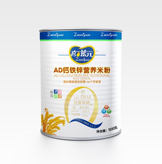 真滋元AD鈣鐵鋅營養米粉