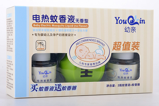 幼親2瓶液+蚊香器超值裝
