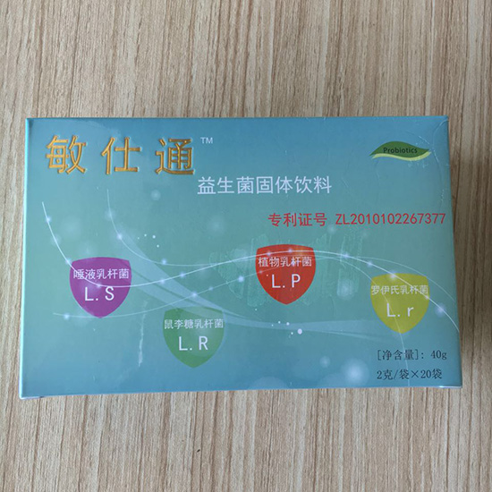 敏仕通益生菌正面