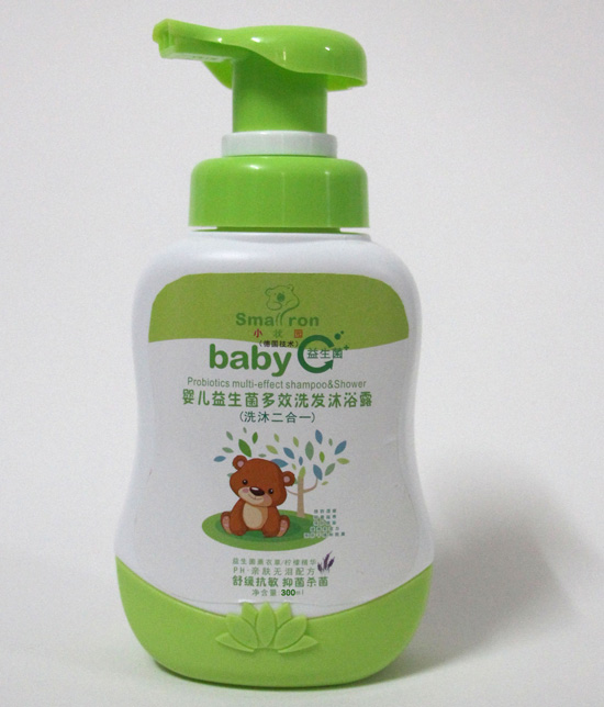 小狀園嬰兒益生菌多效洗發沐浴露300ML