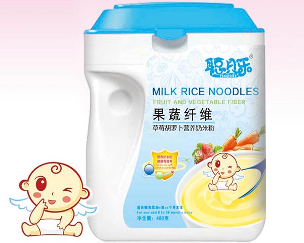 聰貝樂草莓胡蘿卜營養奶米粉