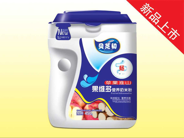 貝芝初蘋果淮山-果維多營養奶米粉