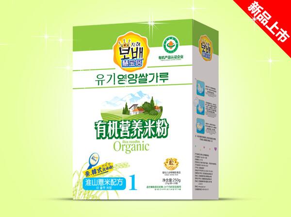 慧寶倍有機米粉盒裝-淮山薏米