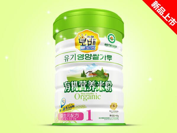 慧寶倍有機米粉鐵聽-益生元