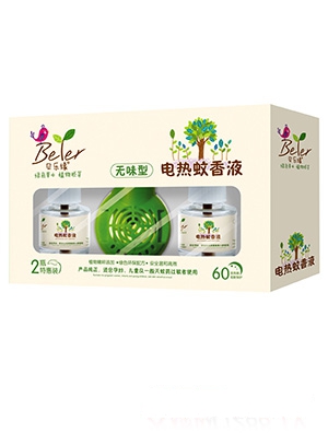 貝樂緣無味型電熱蚊香液2+1
