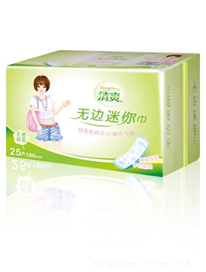 清爽水晶系列—片日夜組合全絲薄柔棉衛生巾