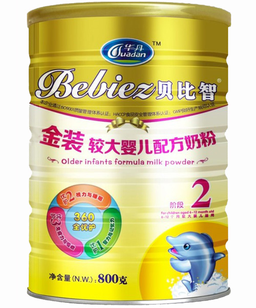 貝比智金裝較大嬰兒配方奶粉2段罐裝