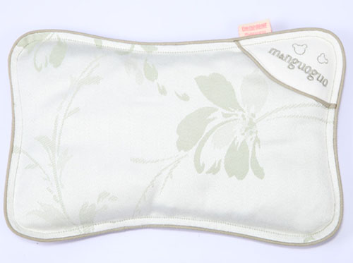 咪呢果果嬰兒定型功能枕0-3個月豆綠色