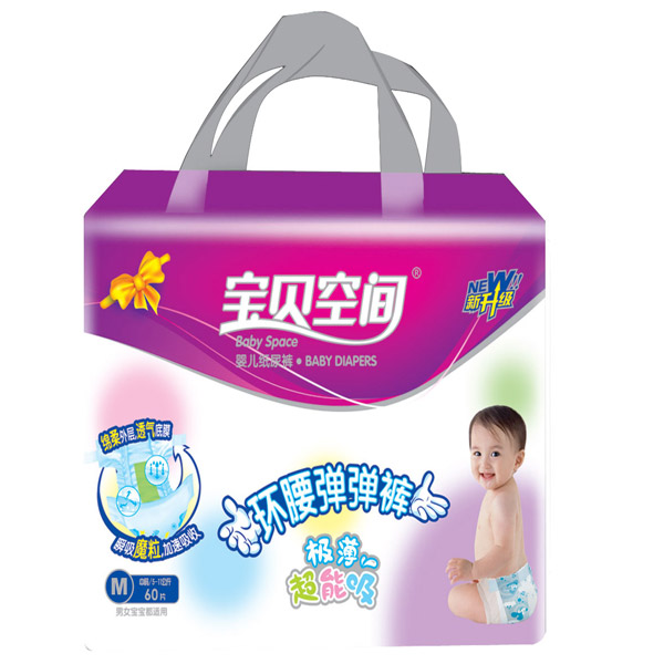 寶貝空間環(huán)腰彈彈褲60片M碼