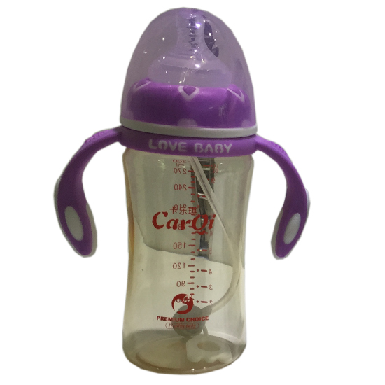 卡樂琪全自動寬口PPSU奶瓶300ml紫色