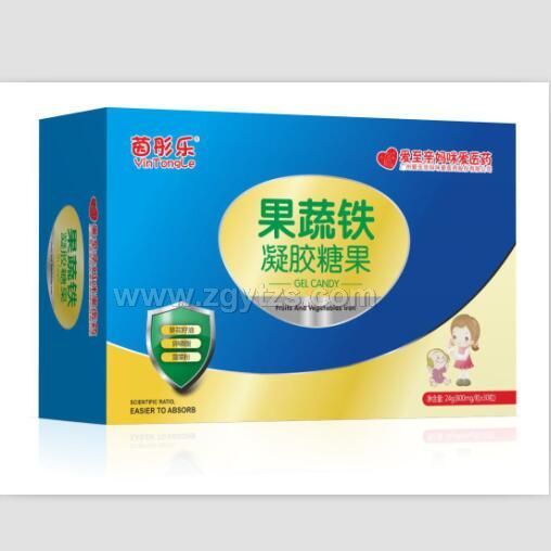 果蔬鐵凝膠糖果